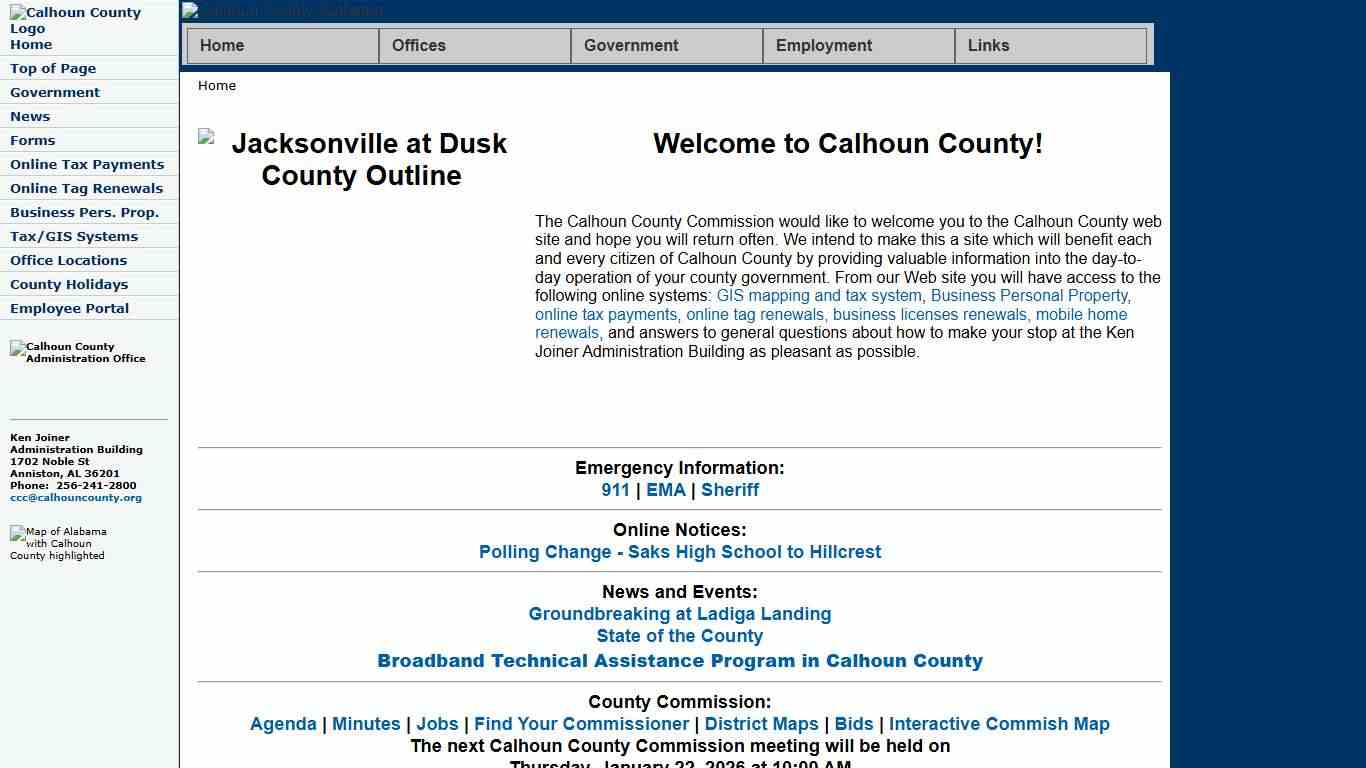 Calhoun County Alabama